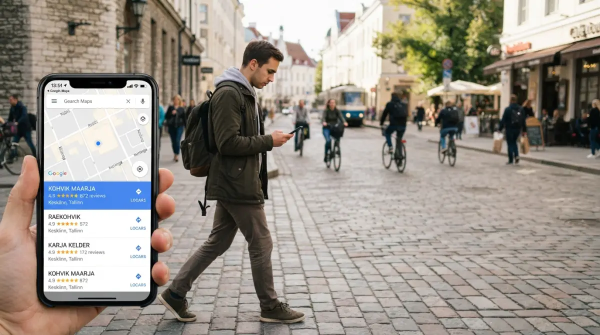 Google Mapsi järjestuse kolm alust: olulisus, kaugus ja silmapaistvus